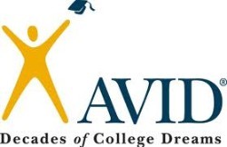 AVID logo - Decades of College Dreams